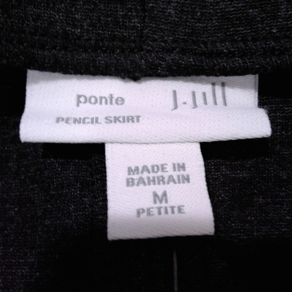 J.Jill Ponte Pencil Skirt Size Medium Petite - Picture 3 of 6